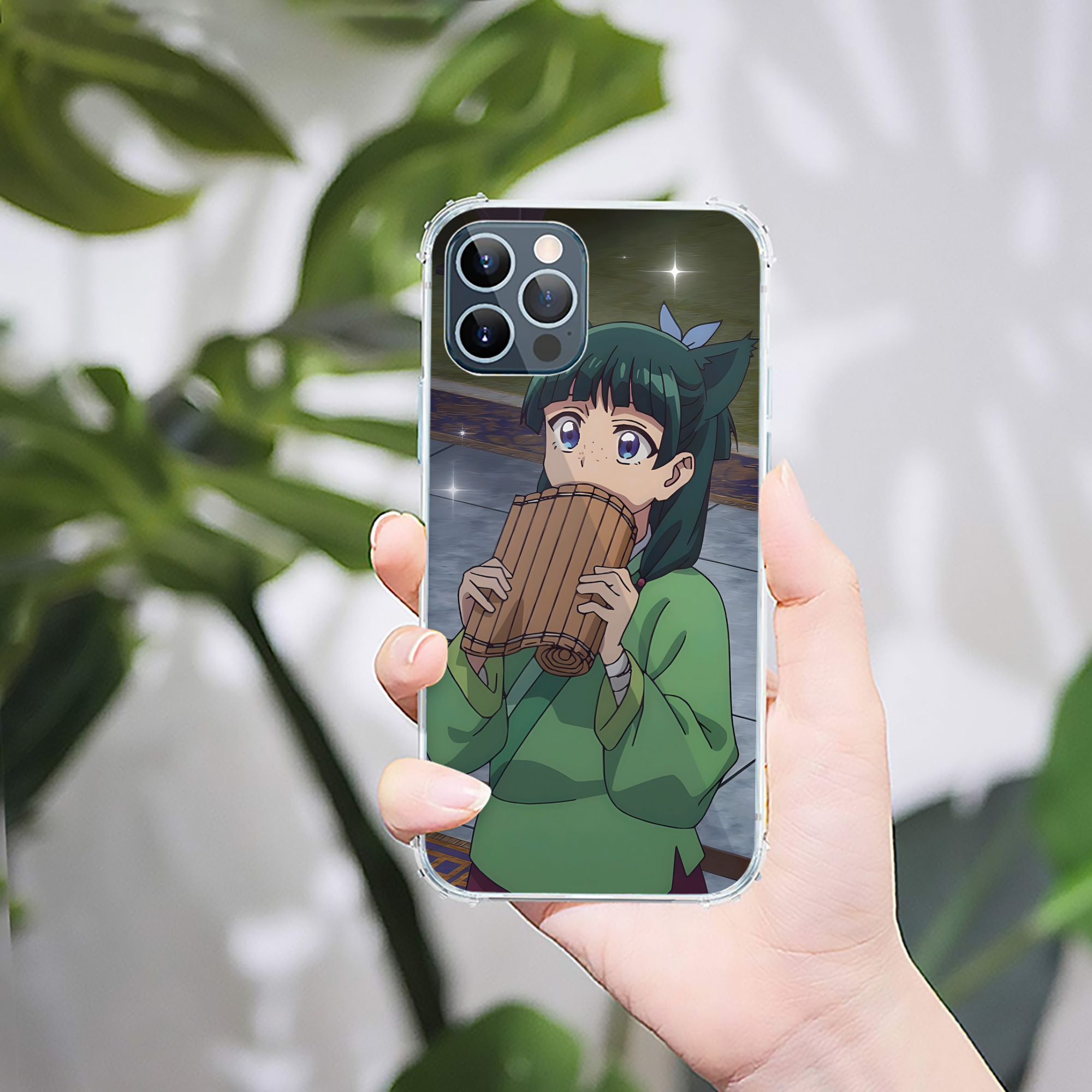 （画像用） 薬屋のひとりごと The Apothecary Diaries 【iPhone 12シリーズ対応】透明スマホケース（クリアソフトケース）